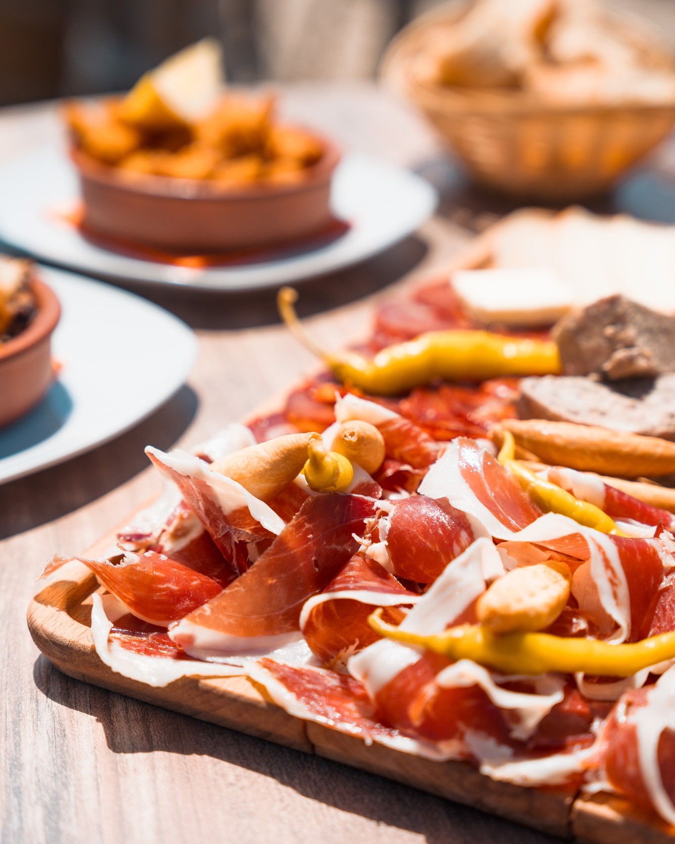 Planche de jambon ibérique